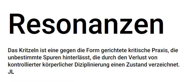 Ausstellung Resonanzen